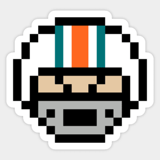 8-Bit Helmet - Miami Sticker